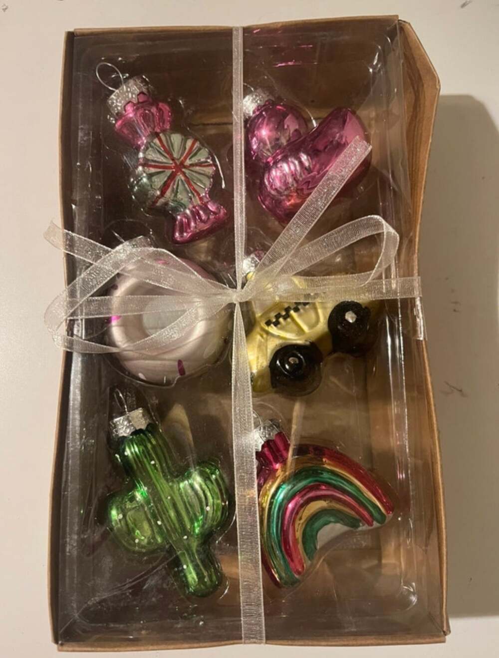 Christmas glass ornaments new